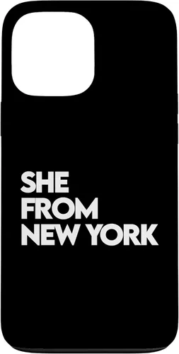 Vista 24 de She from New York Shirt, She's from NY NYC, Bronx, 713 832 Case for iPhone 17