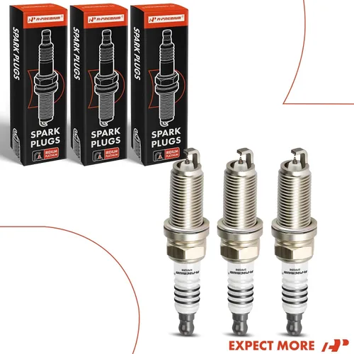 Vista 9 de A-Premium Iridium Platinum Bujías compatibles con Mitsubishi Mirage 2014-2015/2017-2020, 1.2L, paquete de 3