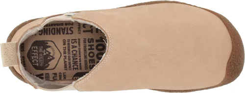 Vista 5 de KEEN Botines Mosey Chelsea de cuero para mujer, SafariAbedul