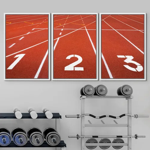 Vista 122 de wall26 Lienzo enmarcado para pared, juego de arte de primer plano, detalles de costuras de béisbol, atletas deportivos, fotografía, moderno
