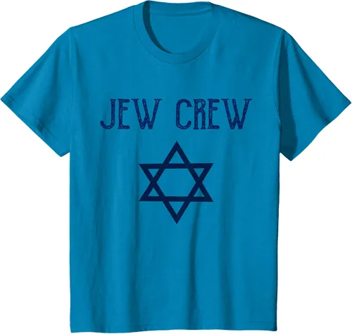 Vista 60 de Camiseta Jew Crew Jewish Star, gris, S