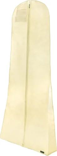 Vista 4 de Hangerworld Protector de cubierta de almacenamiento de vestidos de fiesta de boda transpirable marfil Crudo