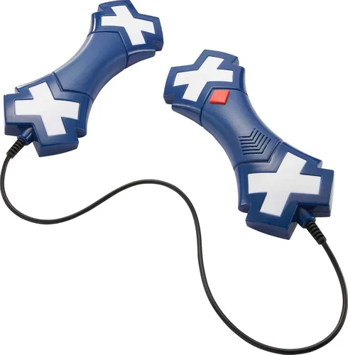 Vista 6 de Mattel Crossed Signals - Juego electrónico con par de varitas de luz parlante, juega solo o con hasta 4 jugadores de 8 años en adelante