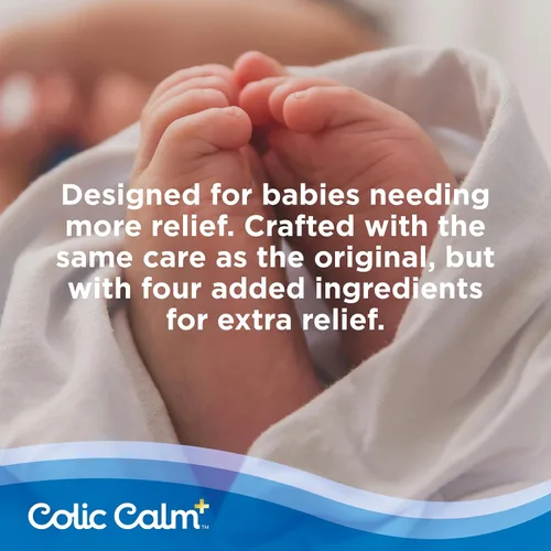 Vista 9 de Colic Calm Plus - Agua anisada con apoyo extra, gotas para gases en bebés recién nacidos, alivio de cólicos y malestar estomacal, segura y suave