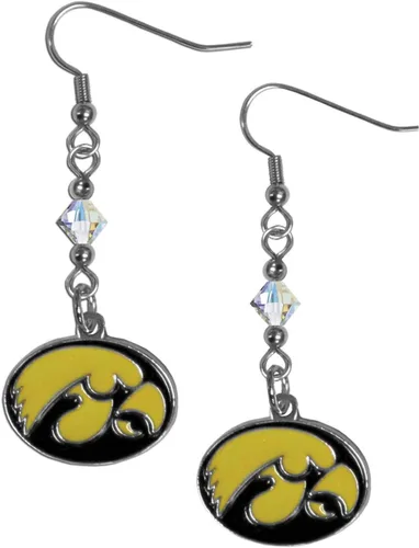 Vista 12 de Siskiyou Sports Pendientes colgantes de cristal de la NCAA