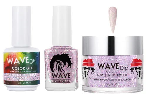 Vista 10 de WAVEGEL - Juego de gel de remojo, laca de uñas y polvo acrílico a juego - Colección Simplicity - #P109 Blizzard