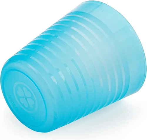 Vista 6 de Dicunoy Paquete de 32 vasos de plástico reutilizables de 8 onzas, vasos pequeños para beber, vasos abiertos de colores irrompibles, vaso de agua