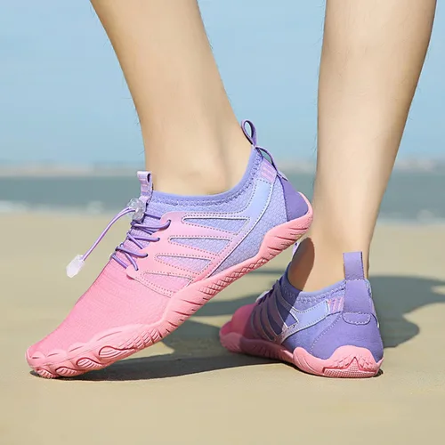 Vista 6 de Zapatos de agua para mujer, zapatos de natación para hombre, para playa, piscina, descalzo, caminar, gimnasio, zapatos deportivos para interiores