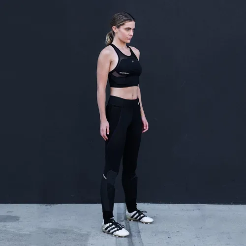 Vista 4 de Storelli Womens BodyShield Crop Top Padded Goalkeeper Base Layer Enhanced Chest and Rib Protection