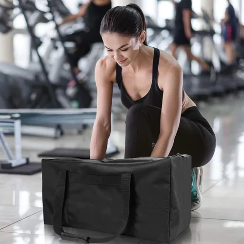 Vista 9 de INFANZIA Bolsa de viaje con cremallera de alta calidad, 24-35-45-47-50 pulgadas, paquete de 2 bolsas de equipaje para equipos deportivos