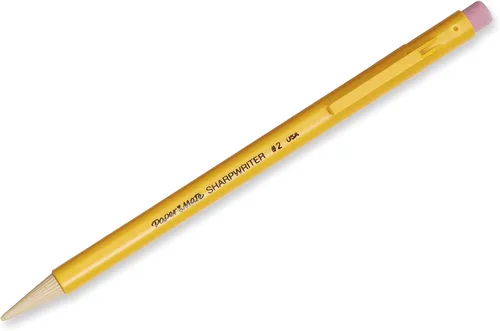 Vista 3 de Paper Mate SharpWriter - Lápices mecánicos, 0.028 in, HB #2, amarillo, 12