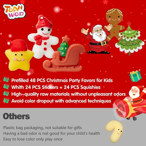 Vista 4 de TOANWOD 24 piezas de juguetes esponjosos Mini Mochi para recuerdos de fiesta, juguetes Kawaii para aliviar el estrés, juguetes sensoriales