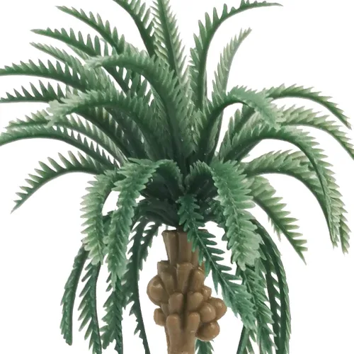 Vista 7 de Modelo Trees Hobby Train Scenery Set Artificial Miniatura Palma Coco Rojo Arce Llorando Willow Oak Decoración Kit de Juguete con Hojas Verdes DIY