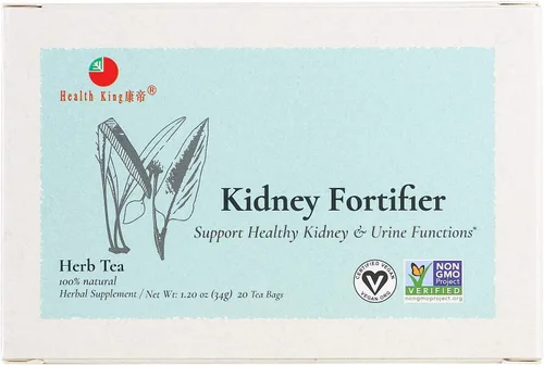 Vista 5 de Health King Té de hierbas fortificante de riñón, bolsitas de té, caja de 20 unidades (paquete de 4)