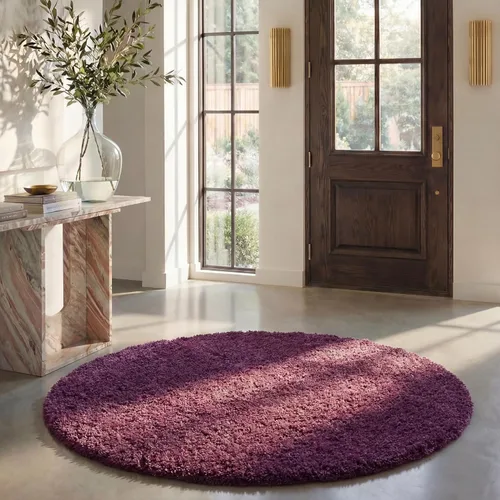 Vista 85 de SAFAVIEH Colección August Shag - Alfombra de área de 6 x 9 pies, color lila, diseño sólido, no desprende pelusa y de fácil cuidado, grosor de 1.2
