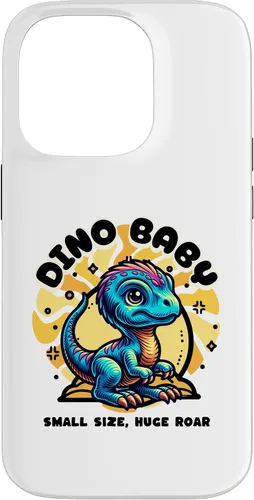 Vista 17 de Cute Dino Baby Cartoon Illustration for Kids Case for iPhone 17