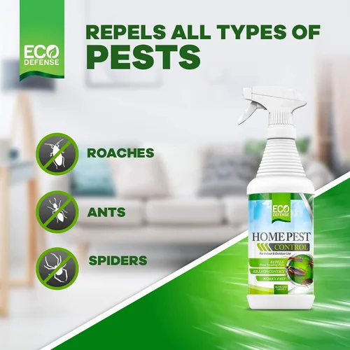 Vista 3 de ECO Defense Vaporizador para control de pestes del hogar orgánico, 16 oz