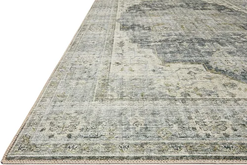 Vista 4 de Loloi II Colección Skye SKY-12 - Alfombra de área, 5'-0" x 7'-6", carbón/paloma