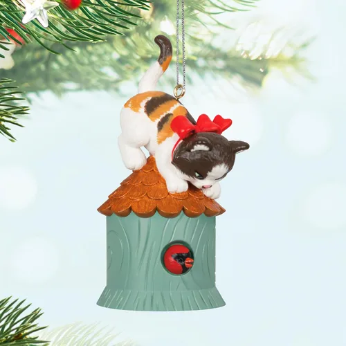 Vista 6 de Hallmark Keepsake Adorno de Navidad 2024, gatitos traviesos, regalos para amantes de los animales