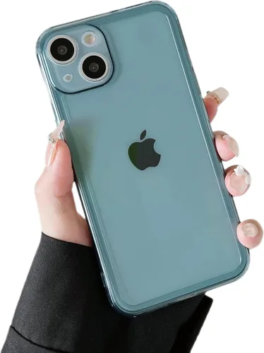Vista 17 de ZTOFERA Funda para iPhone 7/8/SE 5.5 pulgadas, linda funda de silicona suave transparente con parachoques retro de color transparente a prueba
