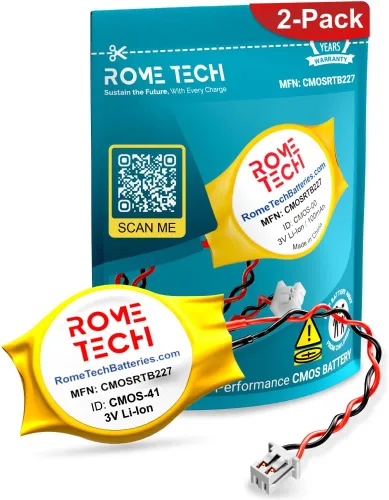 Vista 10 de Rome Tech Batería CMOS CR2032 para Dell Latitude D830, E6530 N4050 E7270