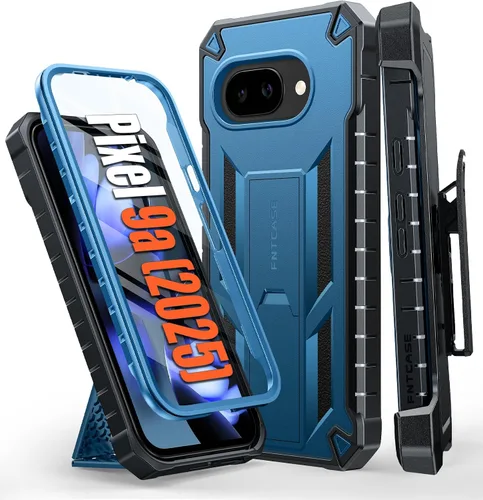 Vista 30 de FNTCASE Funda para Moto G 5G 2023 / Moto G Power 5G 2023 con función atril Negro
