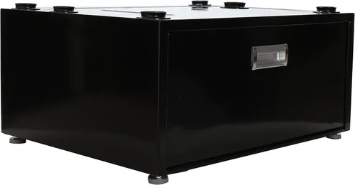 Vista 3 de Equator - Pedestal de lavandería con cajón (negro)