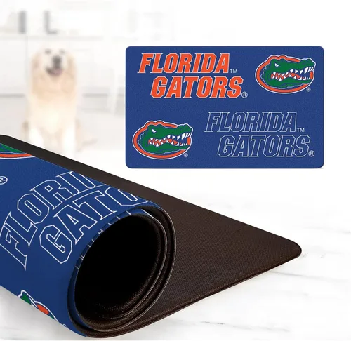 Vista 9 de Alabama Crimson Tide - Tapete con licencia oficial de alimentos y agua para perros y gatos, 18 x 29 pulgadas, antideslizante, resistente al agua