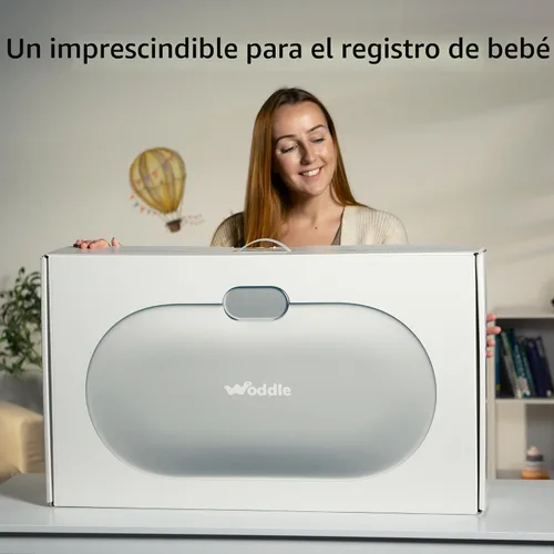 Vista 7 de Woddle Cojín inteligente multifuncional para cambio de bebé con báscula de grado médico para monitoreo crítico de peso + aplicación de IA, máquina