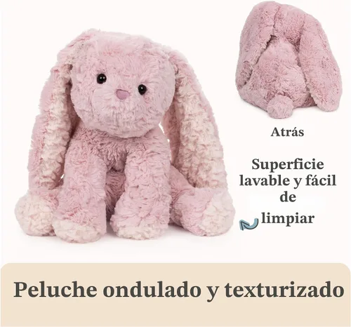 Vista 5 de GUND Cozys Collection Bunny - Juguete sensorial de peluche de 10 pulgadas