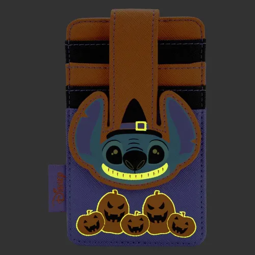 Vista 2 de Loungefly Tarjetero de Halloween de Lilo y Stitch de Disney