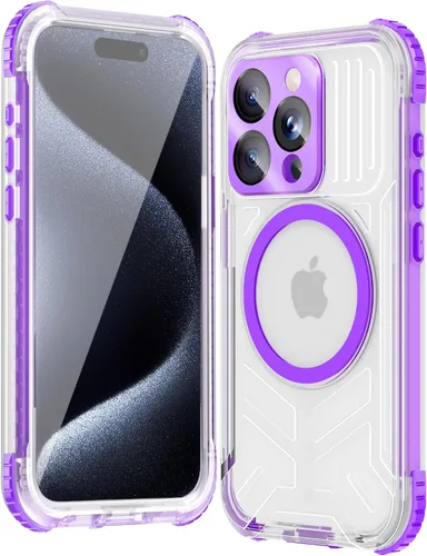 Vista 50 de WIFORT Funda impermeable para iPhone 15, [IP68 bajo el agua a prueba de polvo] [pantalla integrada] [15 pies a prueba de golpes militar], cubierta