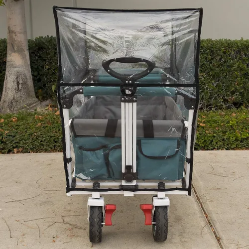 Vista 5 de Creative Outdoor Distributor Bolsa de plástico transparente impermeable para vagones de empuje, universal y duradero, accesorios de actividades
