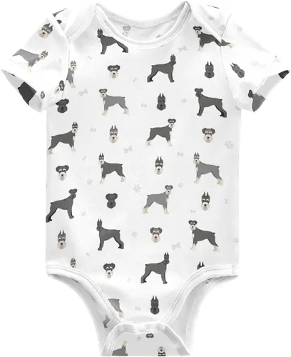 Vista 15 de vvfelixl Trajes de bebé lindos conjuntos de cachorros de manga corta de algodón ropa de bebé para niños niñas 0-24 meses