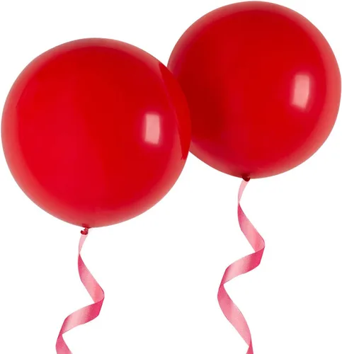 Vista 25 de Globos redondos gigantes de 36 pulgadas, paquete de 6 globos de látex negros para sesiones de fotos, bodas, baby shower, decoraciones de fiesta