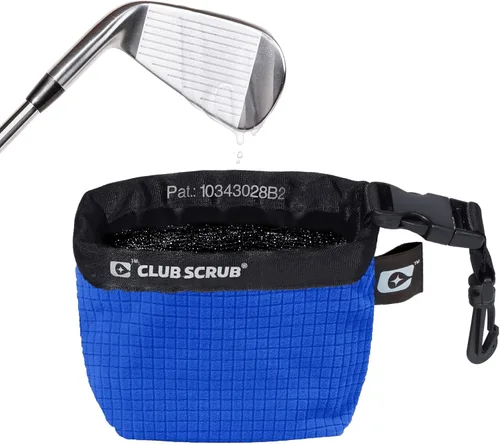 Vista 19 de Club Scrub Bolsa de limpieza para palos de golf y pelotas de golf, forro impermeable con tecnología de cara limpia, clip desmontable, lavable a