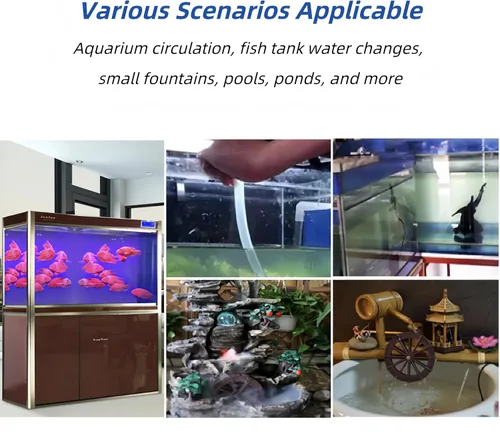 Vista 7 de Bomba de agua sumergible de 30 W, 550 GPH 7.2 pies de elevación para acuario, fuente de pecera, bomba de agua, fuente ultra silenciosa, bomba