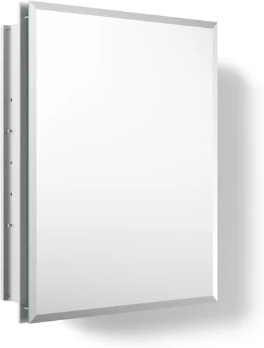 Vista 16 de Kohler CB-CLC2026FS - Espejo Botiquín de Baño sin Marco, Puerta Individual, Marco Rectangular de Borde Biselado, Espejo de Gabinete de Baño