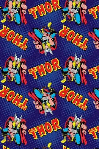 Vista 3 de Marvel Comics - Pantalones de pijama para hombre con estampado clásico de Thor