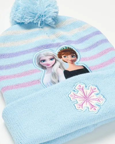 Vista 4 de Disney - Gorro de invierno para niñas y 2 pares de guantes o manoplas edad 2-7