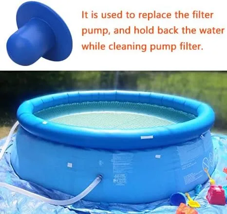 Vista 3 de Enchufe de piscina de repuesto para bomba de filtro de piscina de tierra para INTEX (paquete de 4)