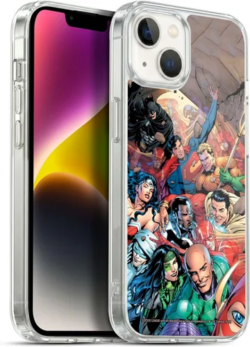 Vista 61 de Head Case Designs Funda de gel con licencia oficial de la Liga de la Justicia DC Comics #10 Darkseid War Comic Book Cover