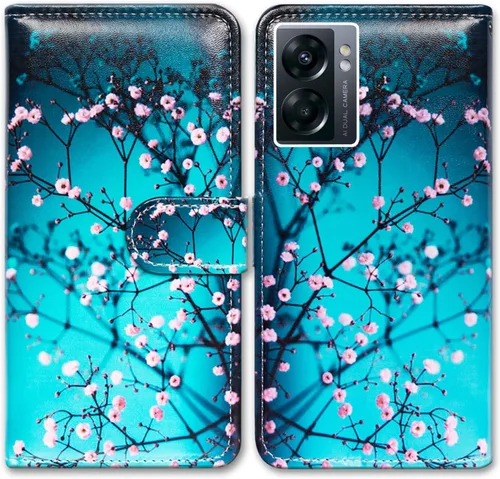 Vista 23 de Bcov Funda para OnePlus Nord N300 5G, diseño de pájaro negro y verde con tapa para teléfono con ranura para tarjeta y soporte para OnePlus Nord N300
