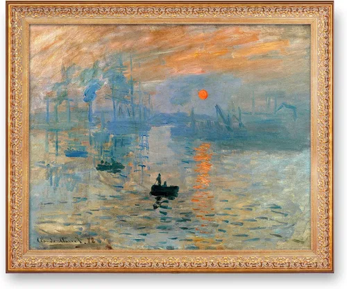 Vista 29 de A&T ARTWORK Antibes Seen from The Salis Gardens de Claude Monet Las Obras de Arte Clásico Mundial Reproducciones, Impresiones de Arte en Lienzo