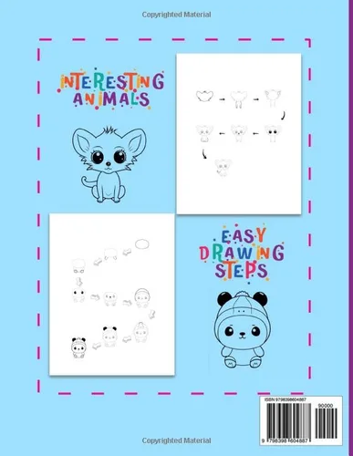 Vista 2 de How To Draw Cute Animals For Kids Easy Step-By-Step Guide