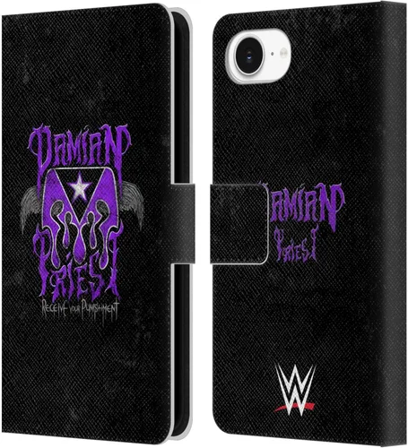 Vista 36 de Head Case Designs Funda de piel con licencia oficial de la WWE Portrait Damian Priest compatible con Apple iPhone 11