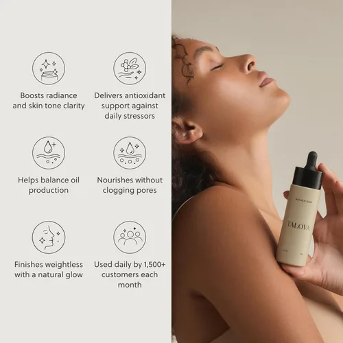 Vista 2 de Elixir botánico de 2 onzas, hidratante de aceite facial botánico, natural y limpio, antienvejecimiento, aceite facial hidratante con jojoba, suero