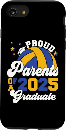 Vista 18 de iPhone 16 Parents of a 2025 Graduate Senior Graduation Volleyball Case