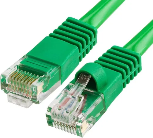 Vista 114 de Cmple - Cable Ethernet Cat5e de 1.5 pies, Cable Patch Ethernet UTP Cat 5e de 350 MHz, Cable LAN de red de 1 Gbps, conectores RJ45, compatible