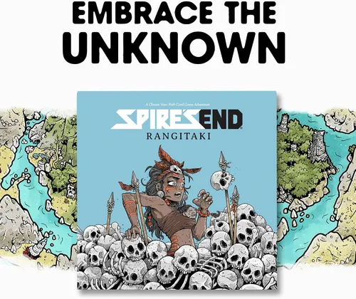 Vista 4 de SPIRE'S END: Juego de Cartas Rangitaki, Añade a Tus Juegos de Mesa de Aventura y Estrategia de Elige-Tu-Camino, Juego Individual Inmersivo